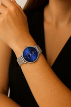 Watch silver color women