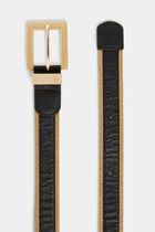 Belt with chain details black women