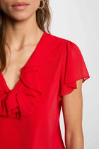 bright red women