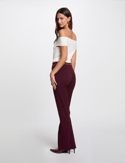 Jumper off the shoulder collar white women