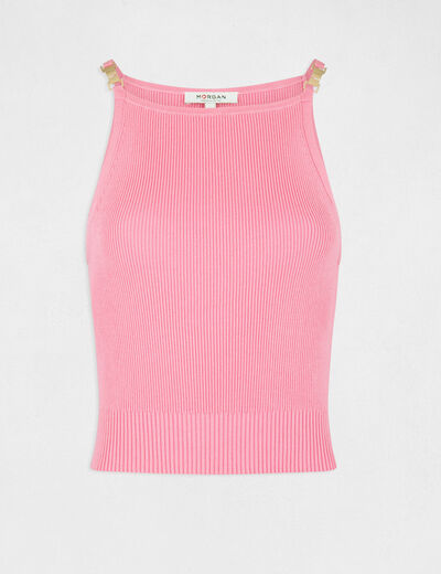 Jumper vest top with thin straps light pink ladies'