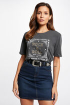 Short denim skirt raw denim women