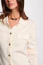 Long-sleeved cardigan ivory women