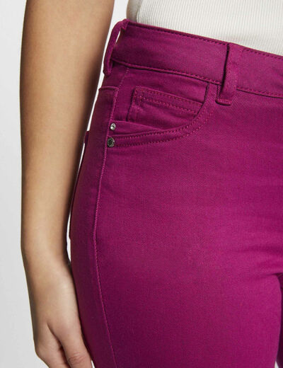 Low waist skinny trousers raspberry ladies'