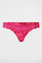 Lace briefs pink ladies'