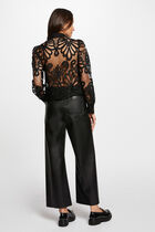Long-sleeved shirt black women