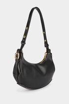 Half moon bag black women