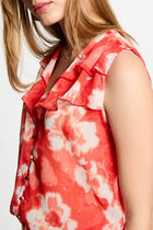 Sleeveless blouse multicolor women