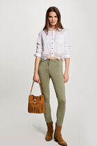 Long-sleeved shirt white women
