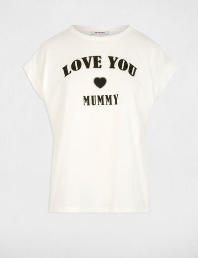T-shirt with message white women