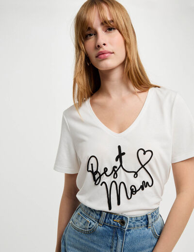 T-shirt with message white women
