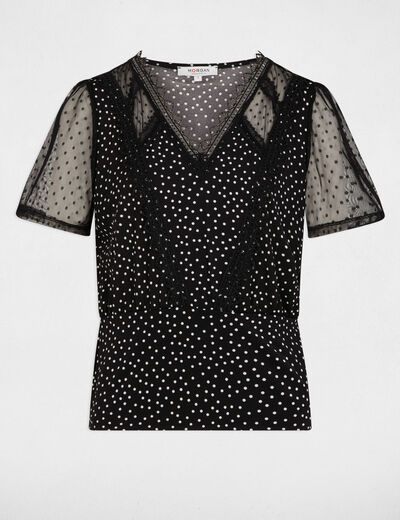 Short-sleeved t-shirt black women