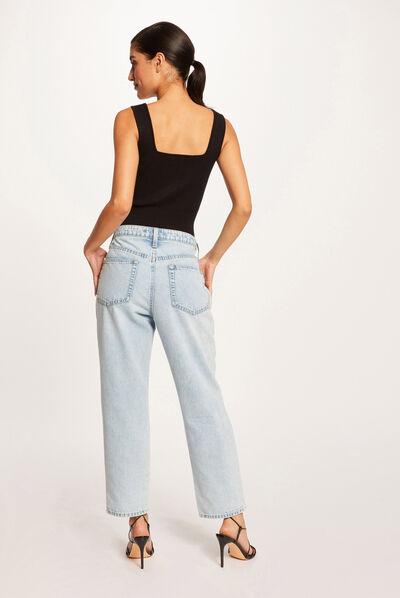 Jumper vest top wide straps black ladies'