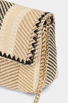 Bag with braided effect multicolor women