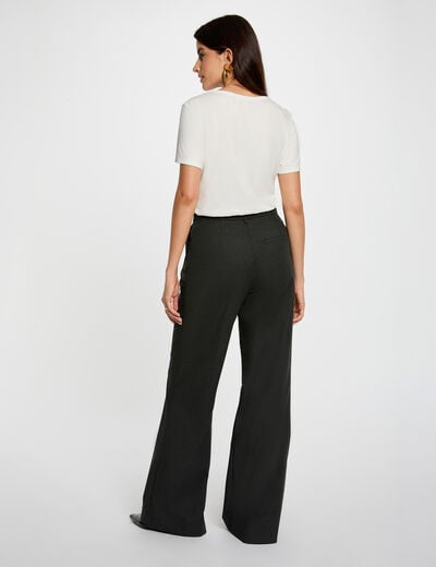 Straight t-shirt with print white women