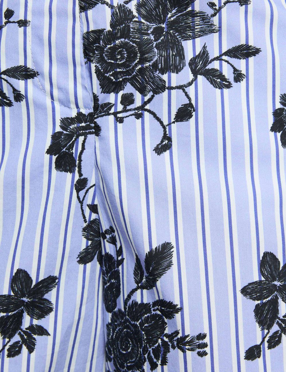 Wide poplin shorts multicolor women