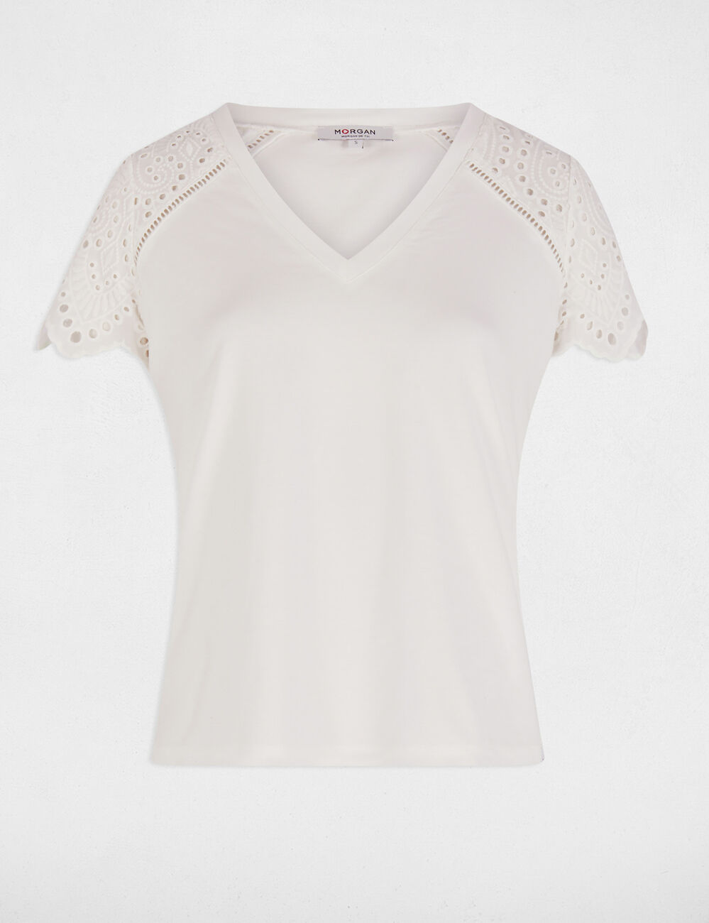 Short-sleeved t-shirt white women