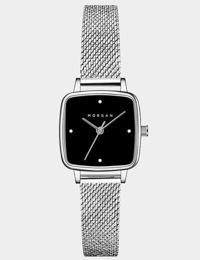 Watch silver color women