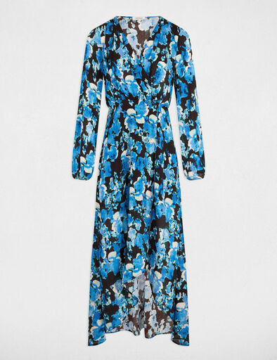 Maxi waisted loose dress multicolor women