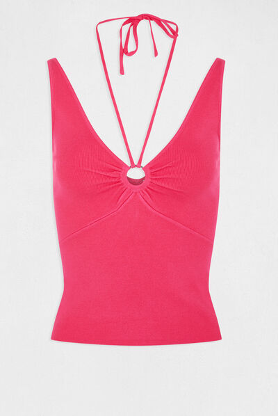 Jumper vest top with open back  ladies'
