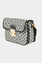 Bag with monogram print black women