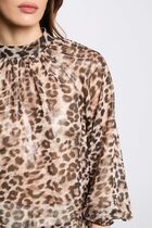 3/4-length sleeved blouse multicolor women