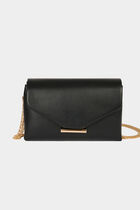 Crossbody bag in faux leather black women