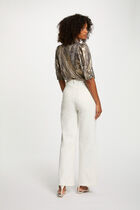 Fitted shirt with puff sleeves multicolor women