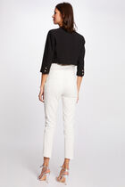 Straight jacket with 3/4-length sleeves black women