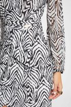 Robe portefeuille imprimée multico femme