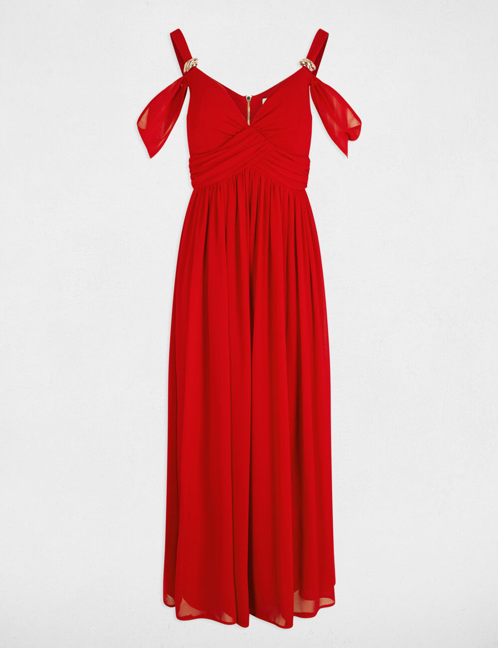 Long dress red women