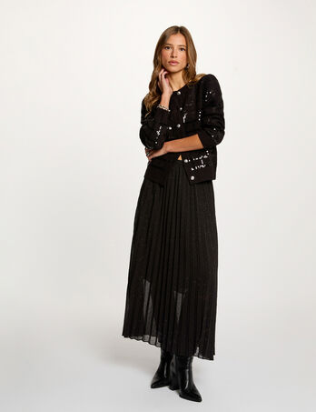 long skirt with rhinestones black women Long skirt with rhinestones black women