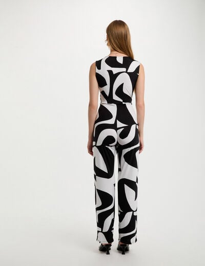 Printed jumpsuit multicolor women