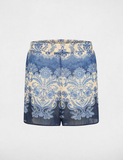 Flowy printed shorts multicolor women