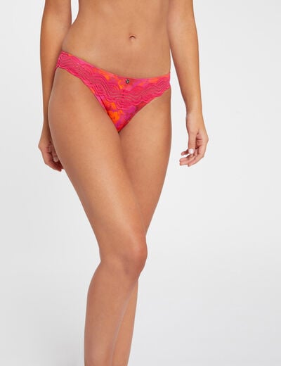 Lace briefs pink ladies'