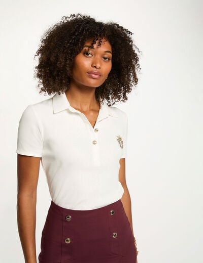 Short-sleeved t-shirt white women