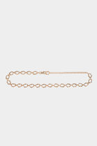 Chain belt gold yellow women