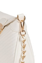 Sac matelassé blanc femme