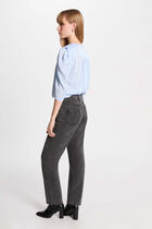 3/4-length sleeved shirt sky blue women