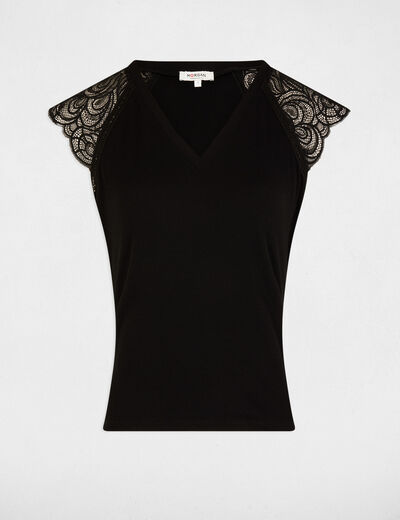 Short-sleeved t-shirt black women
