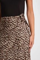 Printed midi skirt multicolor women