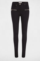 Slim jeans zipped details black women