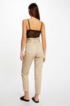 Body with thin straps and lace black women