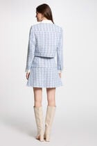 Short tweed jacket multicolor women