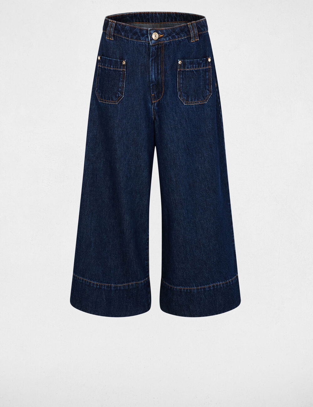 High-waisted shorts blue women