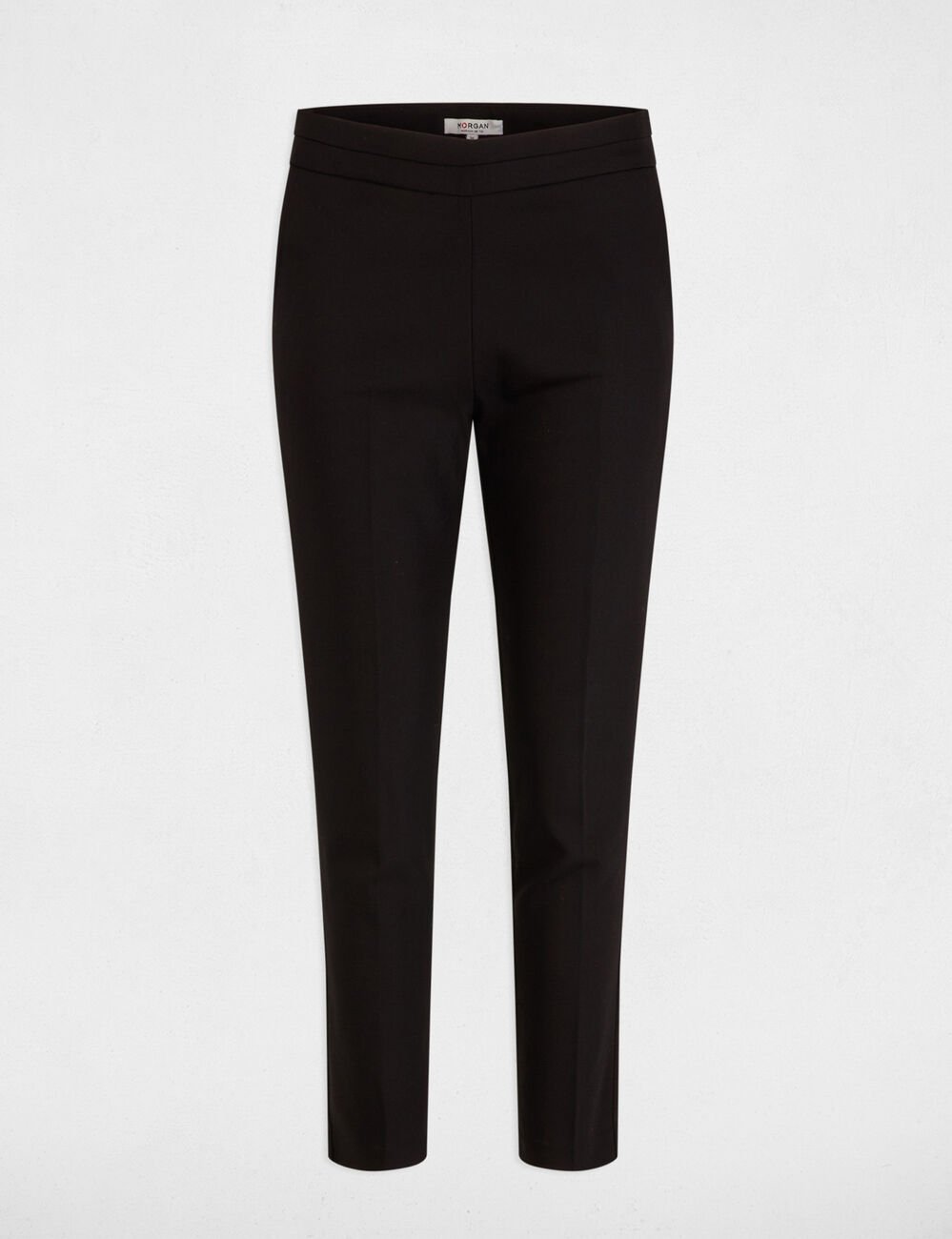 Cropped cigarette trousers black women
