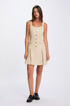 Flared tweed dress multicolor women