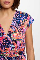 T-shirt manches courtes multicolore femme