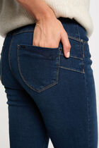 Jeans slim taille standard denim brut femme