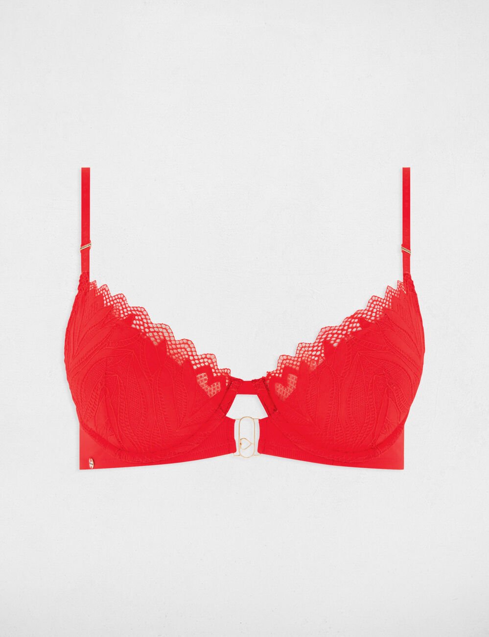 Padded bra red women